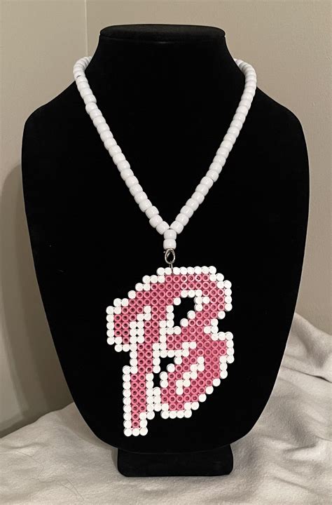 Barbie B Logo Glow in the Dark Kandi Necklace for Festivals and Rave ...