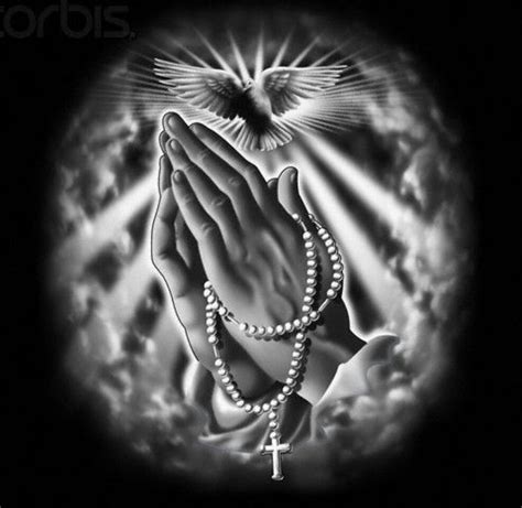 Praying Hands … | Praying hands tattoo, Praying hands with rosary, Hand tattoos