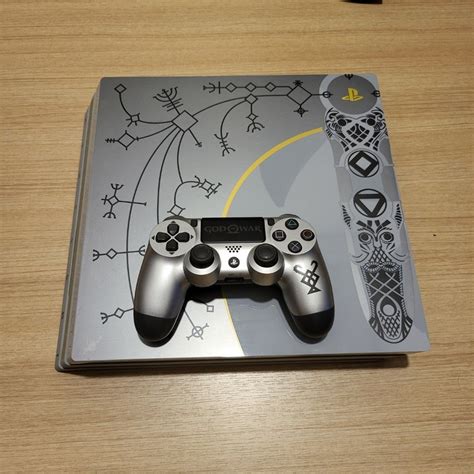 Playstation 4 Pro God of War Limited Edition, Video Gaming, Video Game ...