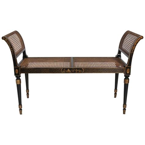 Regency Style Cane Seat Window Bench | Window benches, Modern bench, Bench