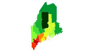 Maine Population Density - AtlasBig.com