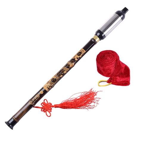 Chinese Bawu Bamboo Flute Vertical Playing Key of F or G Clarinet Bass ...