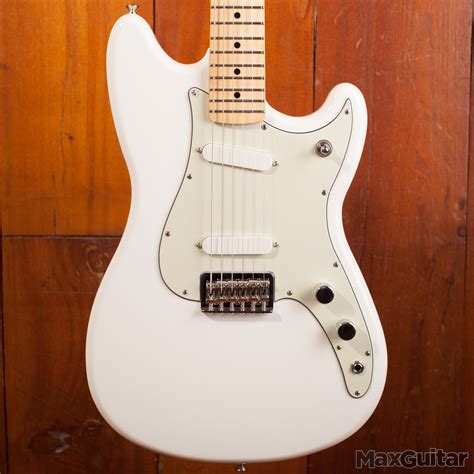 Fender Duo Sonic 2016 White Guitar For Sale Max Guitar