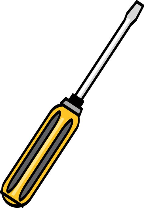 Clipart - simple screwdriver