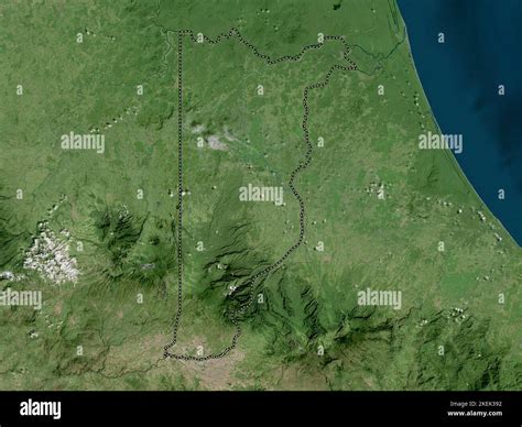 Heredia, province of Costa Rica. High resolution satellite map Stock ...