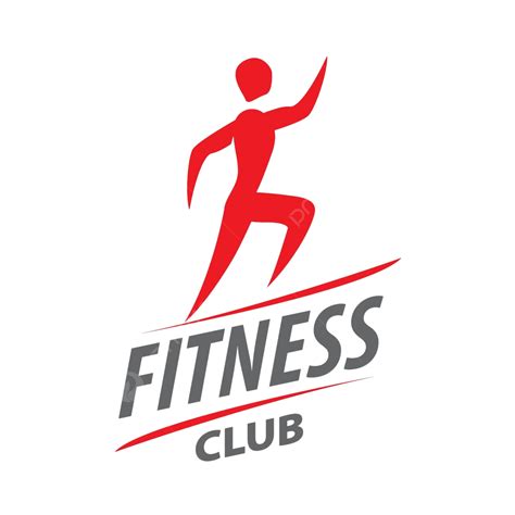 Fitness Club Logo Vector Image Of A Running Red Man Vector, Ideas, Sports, Yoga PNG and Vector ...