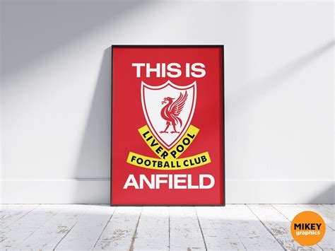 This is Anfield Liverpool Poster 22/23 Premier League - Etsy Australia