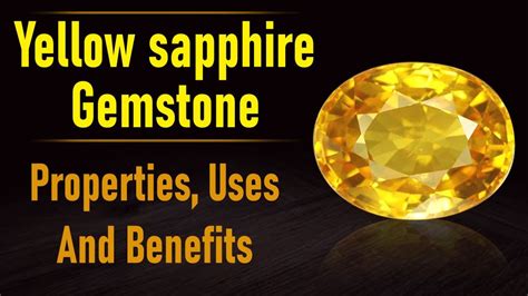 Yellow Sapphire Gemstone: Properties, Uses And Benefits - www.rudraksha ...