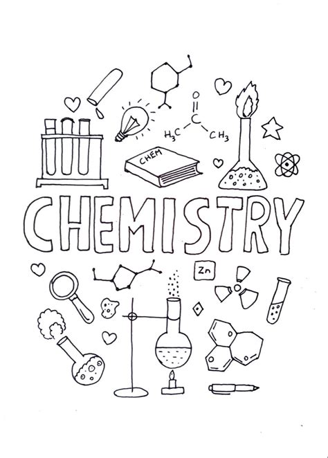 Chemistry Cover Page Design Ideas | Book cover page design, Book cover page, Project cover page