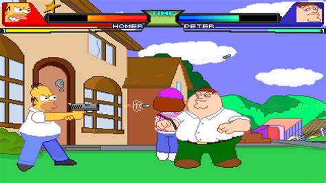 NICK54222 MUGEN: Homer Simpson VS Peter Griffin - YouTube