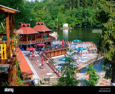 spa Sovata, Lacul ursu, bear lake Stock Photo - Alamy