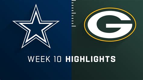 Dallas Cowboys vs. Green Bay Packers highlights | Week 10