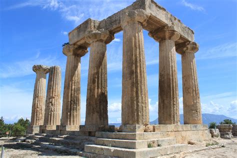 Temple of Apollo in Corinth | Ancient ruins, Ancient greek architecture ...