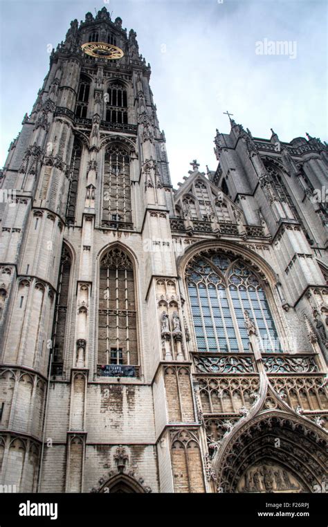 The cathedral of Antwerp, Belgium Stock Photo - Alamy