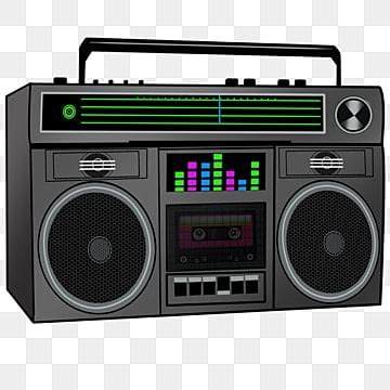 80s Boombox Art