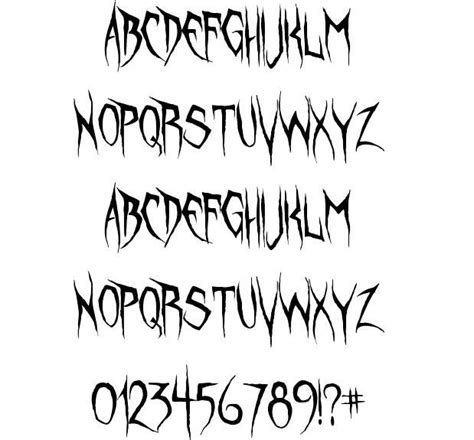 9 Old Horror Font Images - Horror Font Styles, American Horror Story Font and Classic Horror ...