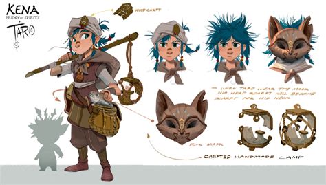 Kena bridge of spirits concept art and character design kun vic – Artofit