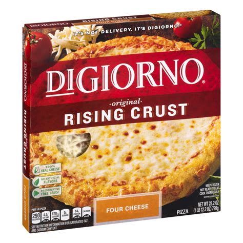 DiGiorno Rising Crust Four Cheese Pizza 28.2oz Box | Garden Grocer