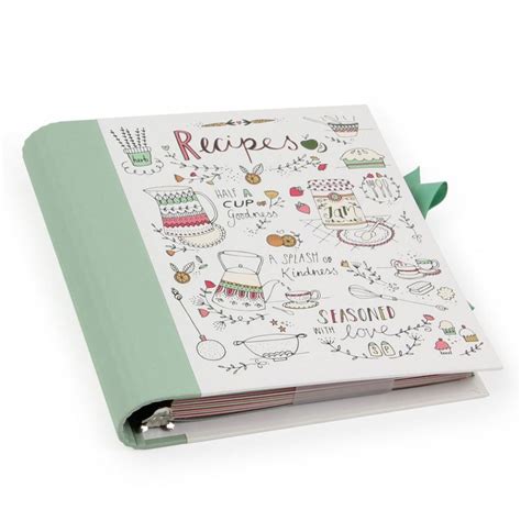 Hand-drawn recipe file - Recipe Books & Meal Planners - Home & Kitchen ...