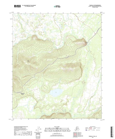 USGS Topo Map: Tanana A-1 SW (Interior Alaska) – Topo Maps – Alaska ...