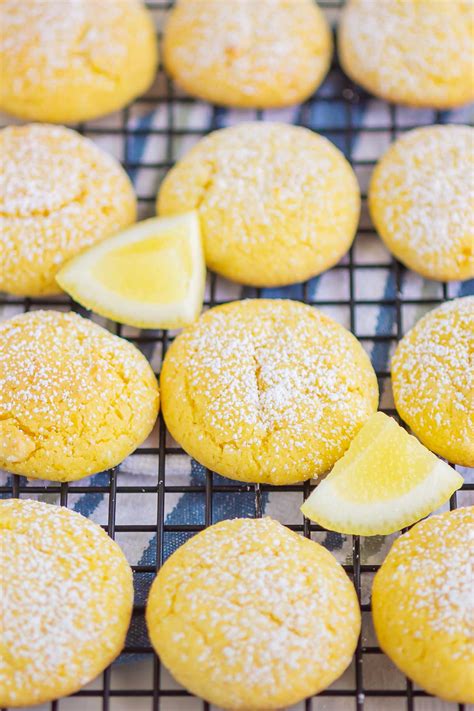 Lemon Cake Mix Cookies - Pumpkin 'N Spice