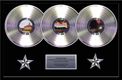 Triple Platinum Framed 36" x 24" Record Business Award - Custom Imprin ...