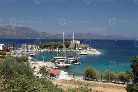 Boats in Datca Town 10293147 Stock Photo at Vecteezy