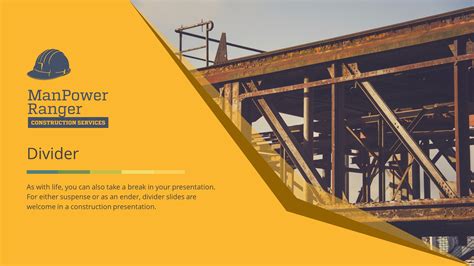 Construction Premium PowerPoint Template – SlideStore