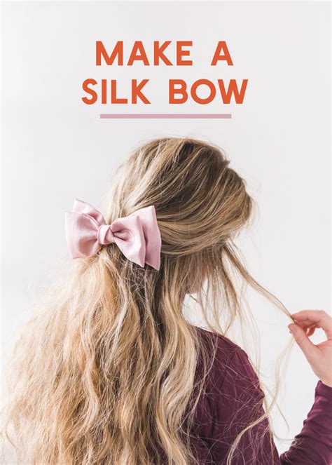 DIY Silk Hair Bow - The House That Lars Built