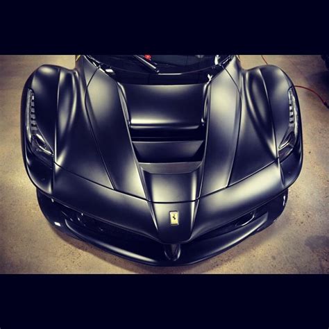 World’s First Matte Black Ferrari LaFerrari Is Superhero Madness ...