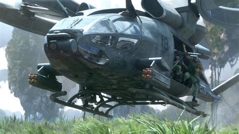 The toys from movie: AVATAR SCORPION RDA GUNSHIP AT-99