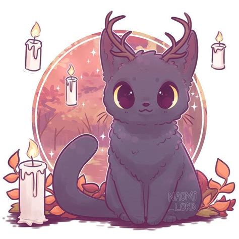 🍁 Another kitty Witches familiar! This time w... - #anime #familiar #kitty #time #Witches ...