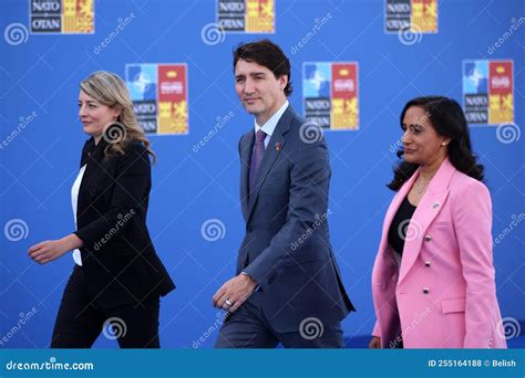 Canada`s Prime Minister Justin Trudeau and Foreign Minister Melanie ...