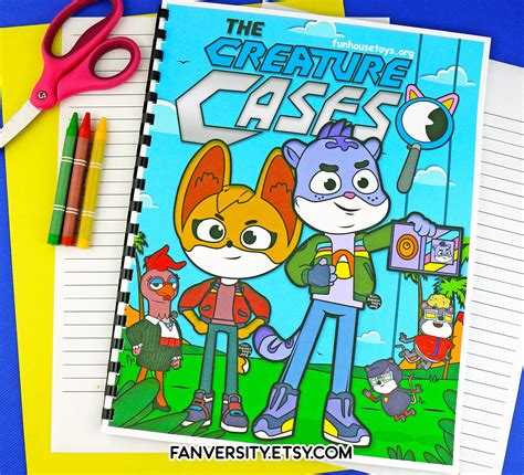 Creature Cases Coloring Book Animal Coloring for 1st Grade - Etsy UK