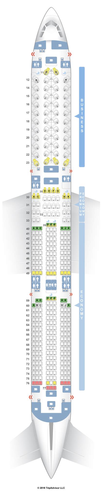 Cathay Pacific Airbus A359 Jet Seating Plan | Brokeasshome.com