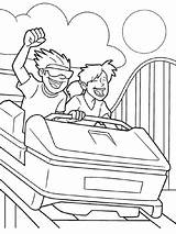 Roller Coaster Ride Coloring Page  Crayolacom sketch template