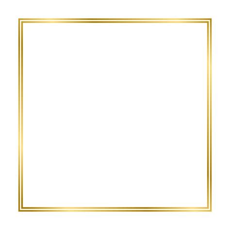 Gold shiny glowing vintage square frame with shadows isolated on white background. Gold ...