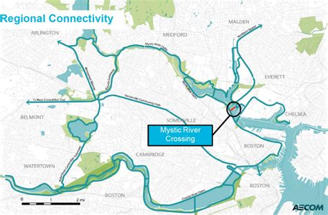 The Mystic River Needs a Bike- and Pedestrian-Only Bridge - Boston Cyclists Union