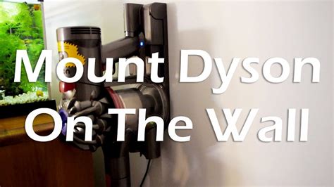 How To Mount Dyson Stick/Handheld Vacuum On The Wall (Drywall) Using Driller Toggle Anchor ...