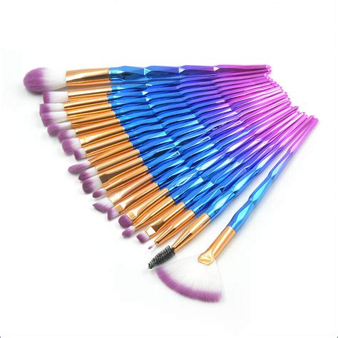 Colorful Makeup Brush Set