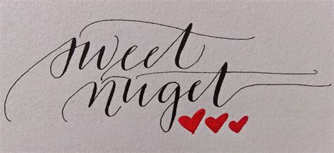 Tangerine Calligraphy