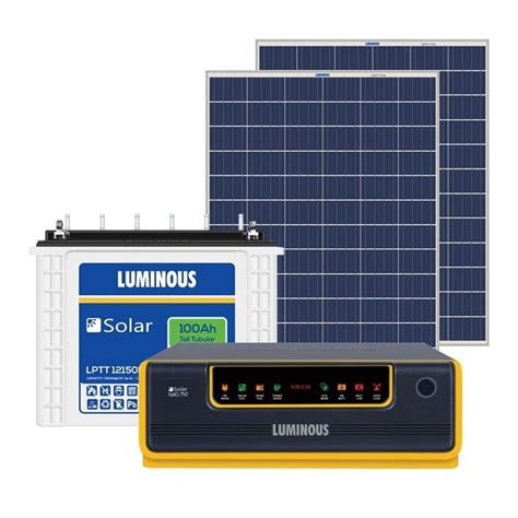 200 watt Luminous Solar System: Best Price with Panel, Inverter & Battery