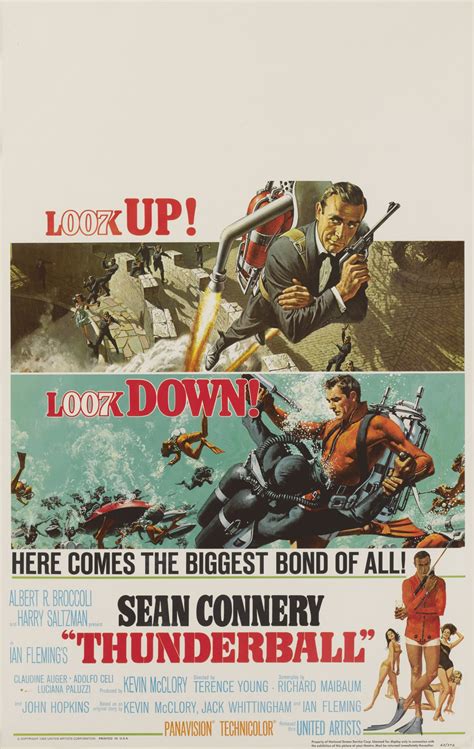 THUNDERBALL (1965) POSTER, US | Original Film Posters Online | 2020 ...