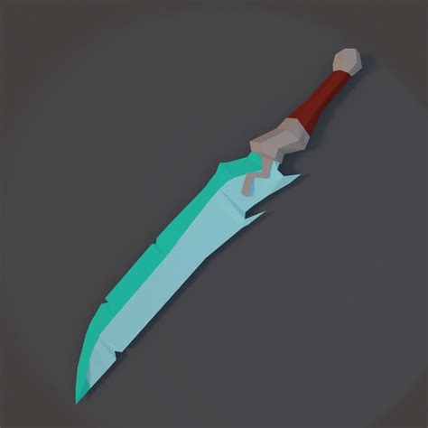 3D model Low Poly Sword 04 VR / AR / low-poly | CGTrader