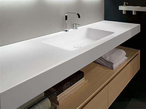 Corian® washbasin countertop ARCO by Antonio Lupi Design® | design Nevio Tellatin Lavabo Corian ...