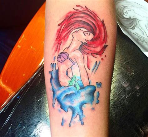 Ariel Disney tattoo | Disney tattoos, Mermaid tattoos, Mermaid sleeve ...