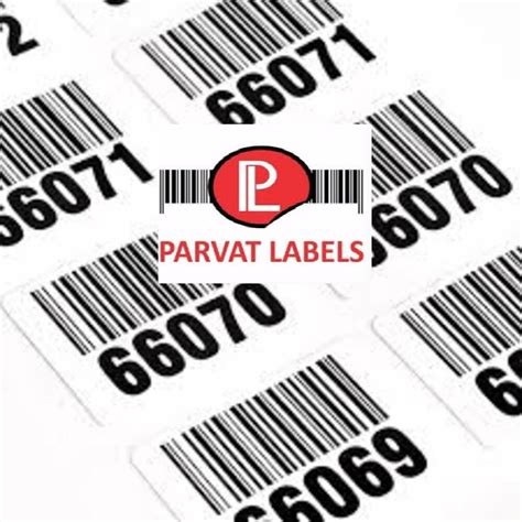 White Plain Barcode Label Roll at Rs 240/roll | Printed Barcode Stickers in Delhi | ID: 23459802533