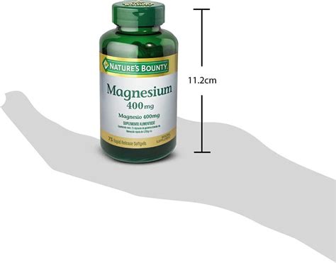 Nature's Bounty Magnesium 400 mg, 75 Softgels