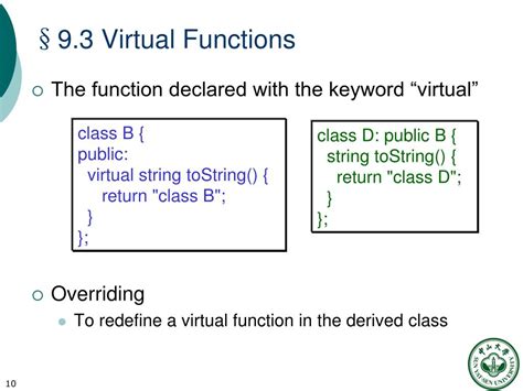 PPT - Chapter 9 Pointers, Virtual Functions and Polymorphism PowerPoint ...