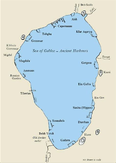 Bethsaida Map Sea Of Galilee